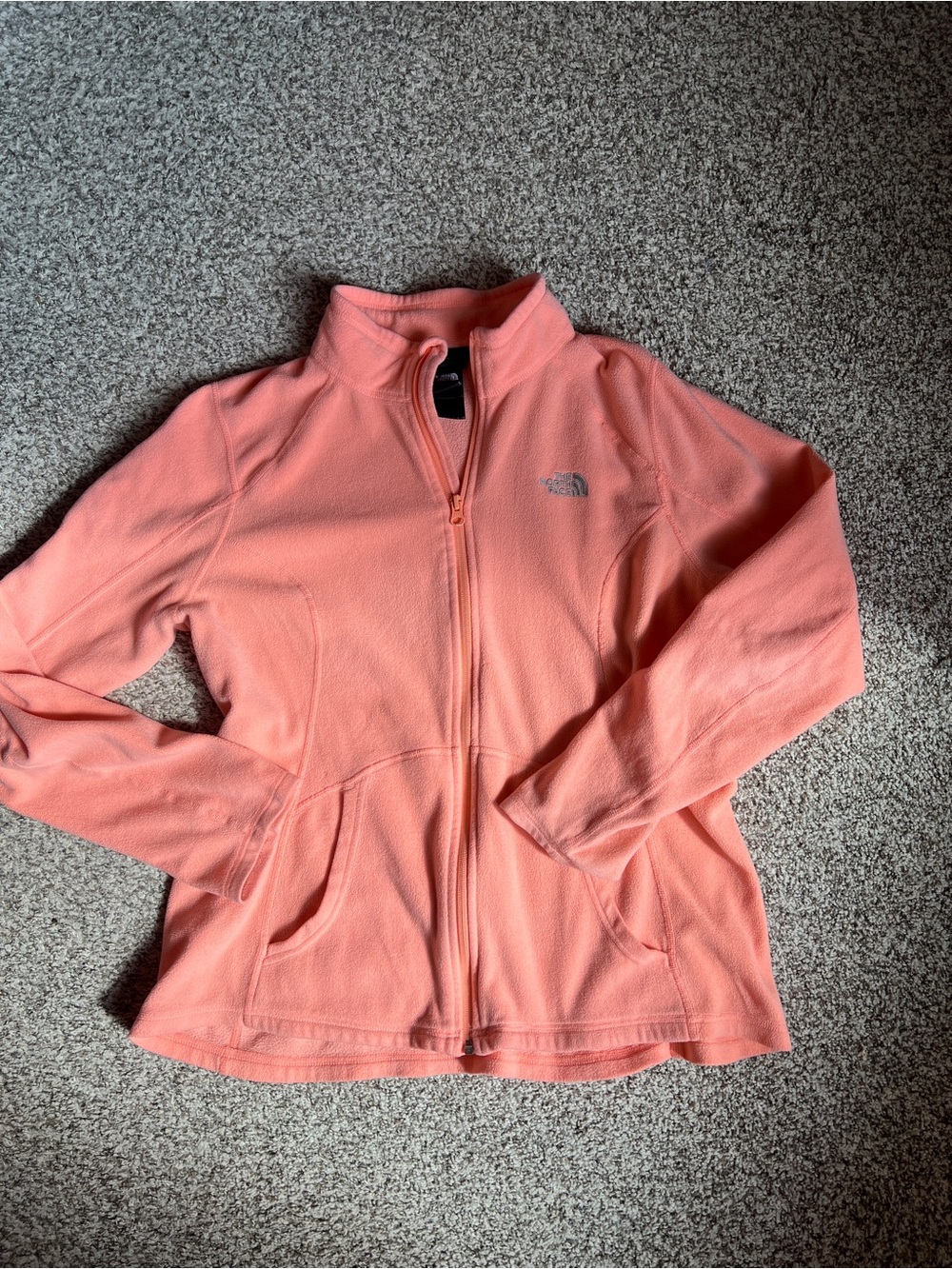 The North Face Women's Peach Full-Zip Fleece Jacket